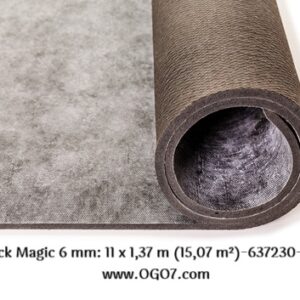 Ondervloer-Black Magic 6 mm: 11 x 1,37 m (15,07 m²)