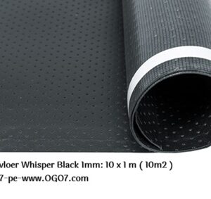 Ondervloer Whisper Black 1mm: 10 x 1 m ( 10m2 ) Artnr. 636947-pe