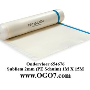 Ondervloer Subliem 2mm (PE Schuim) 1M X 15M